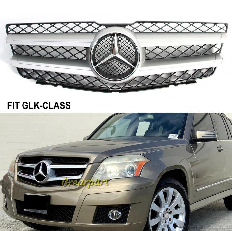 Front Grille With Emblem For 2009-2012 Mercedes-Benz GLK X204 – GLK350 GLK300 GLK280